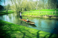 punting in Oxford